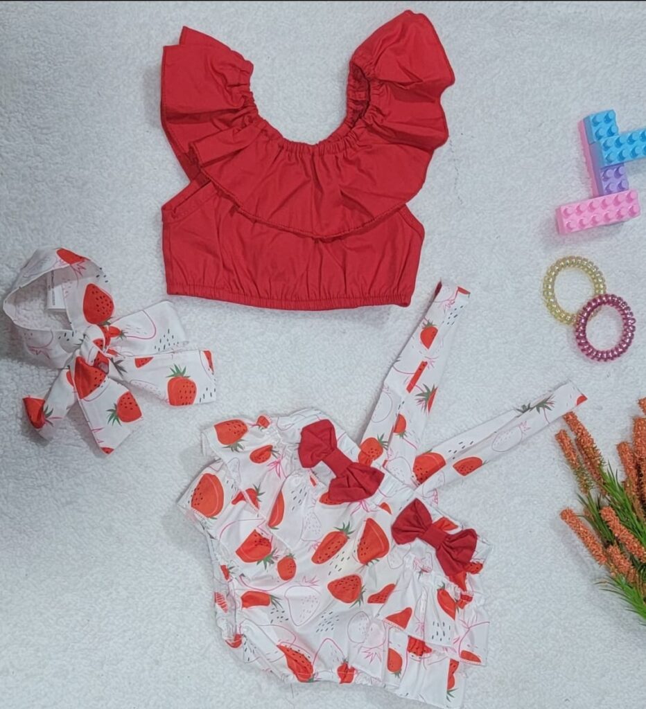 3 Pcs Suit | Baby Girl