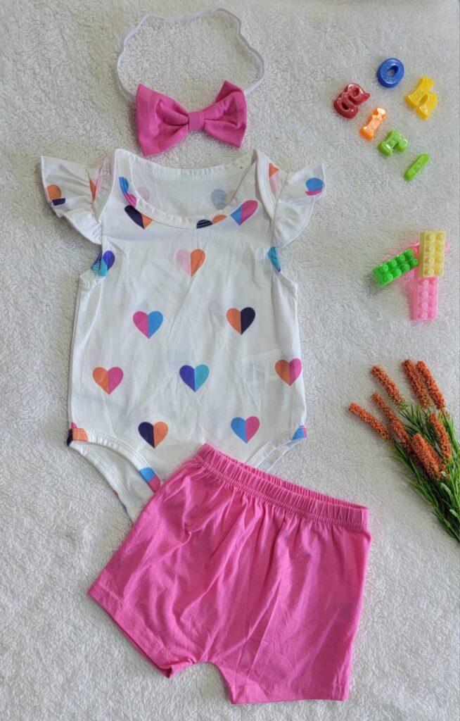 3 Pcs Suit | Baby Girl
