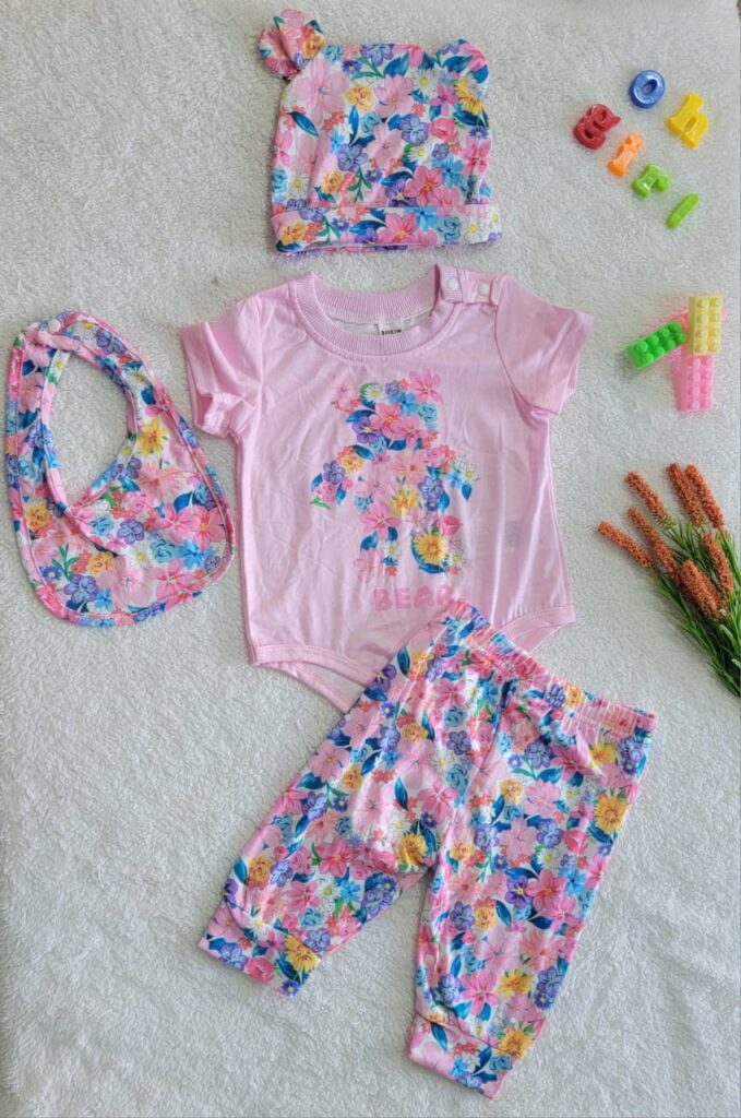 4 Pcs Suit | Baby Girl