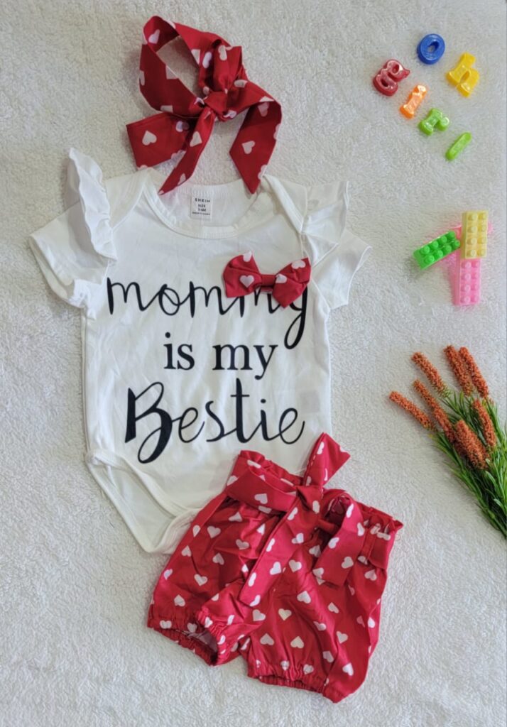 3 Pcs Suit | Baby Girl