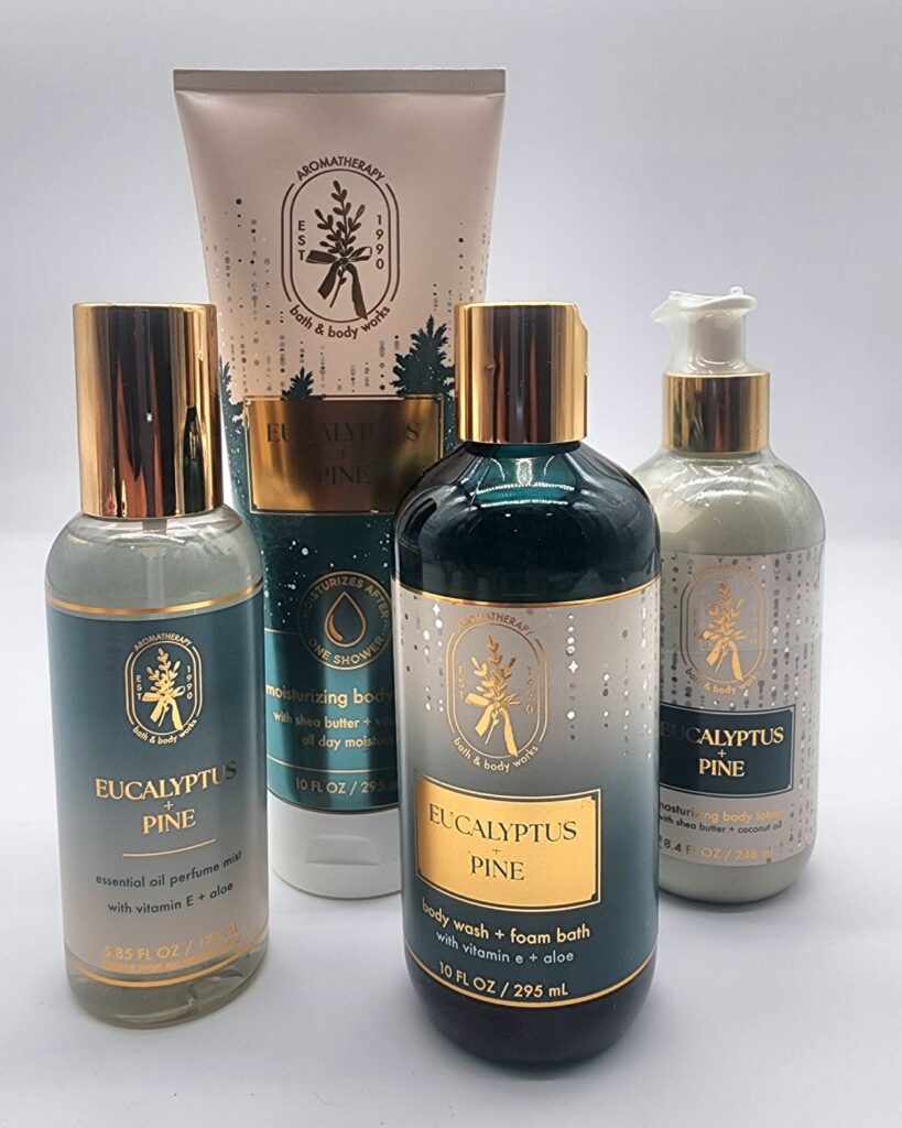 Eucalyptus + Pine – Aromatherapy – 4 Pcs Set | Bath & Body Works