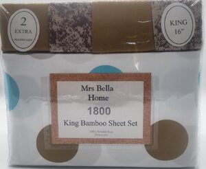 King Sheet | Mrs. Bella Home Sheet Set